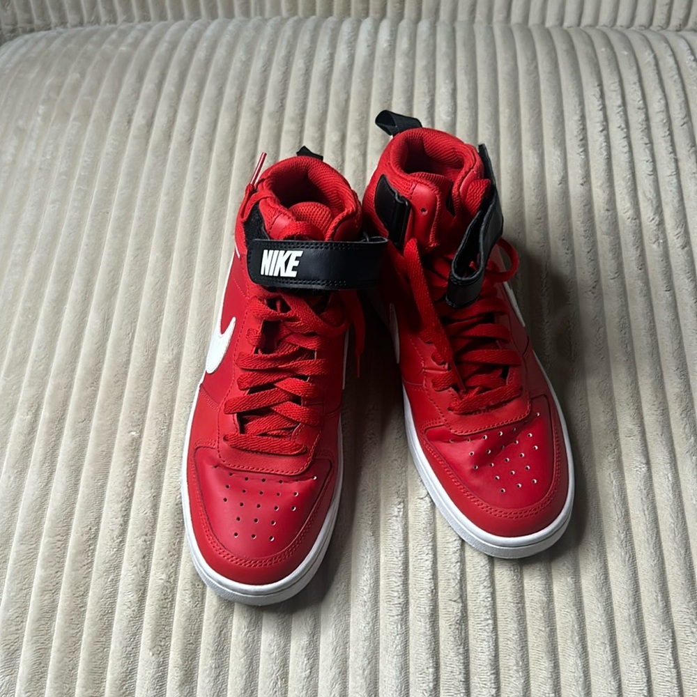 Red Nike sneakers